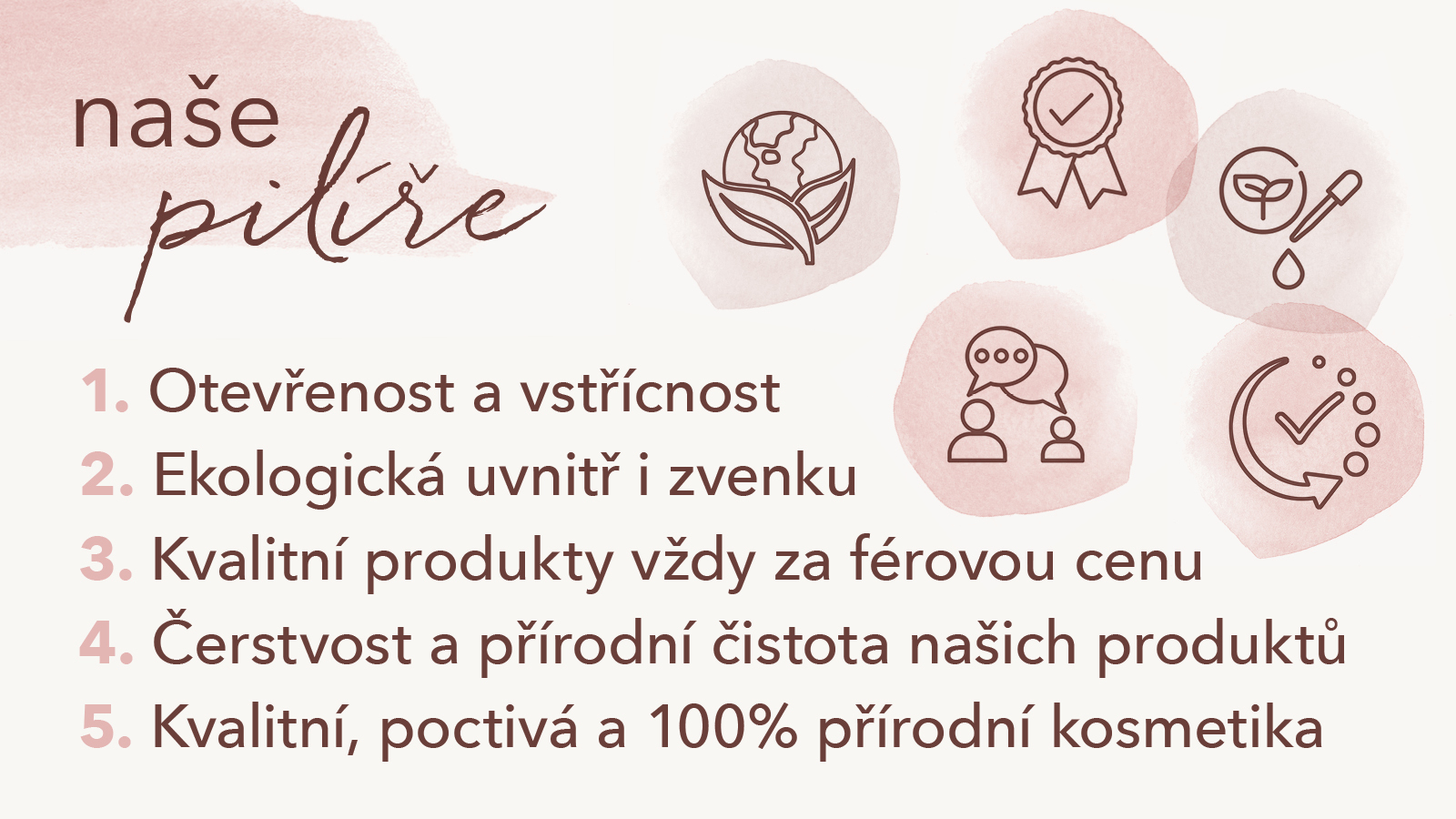 Filosofie Anely stojí na 5 pevných pilířích